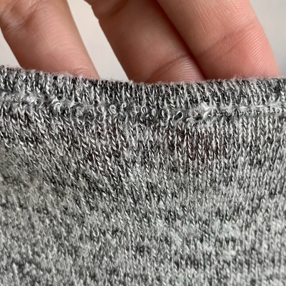 Alya Heathered Gray Short Sleeve Wrap Dress - Picture 7 of 8